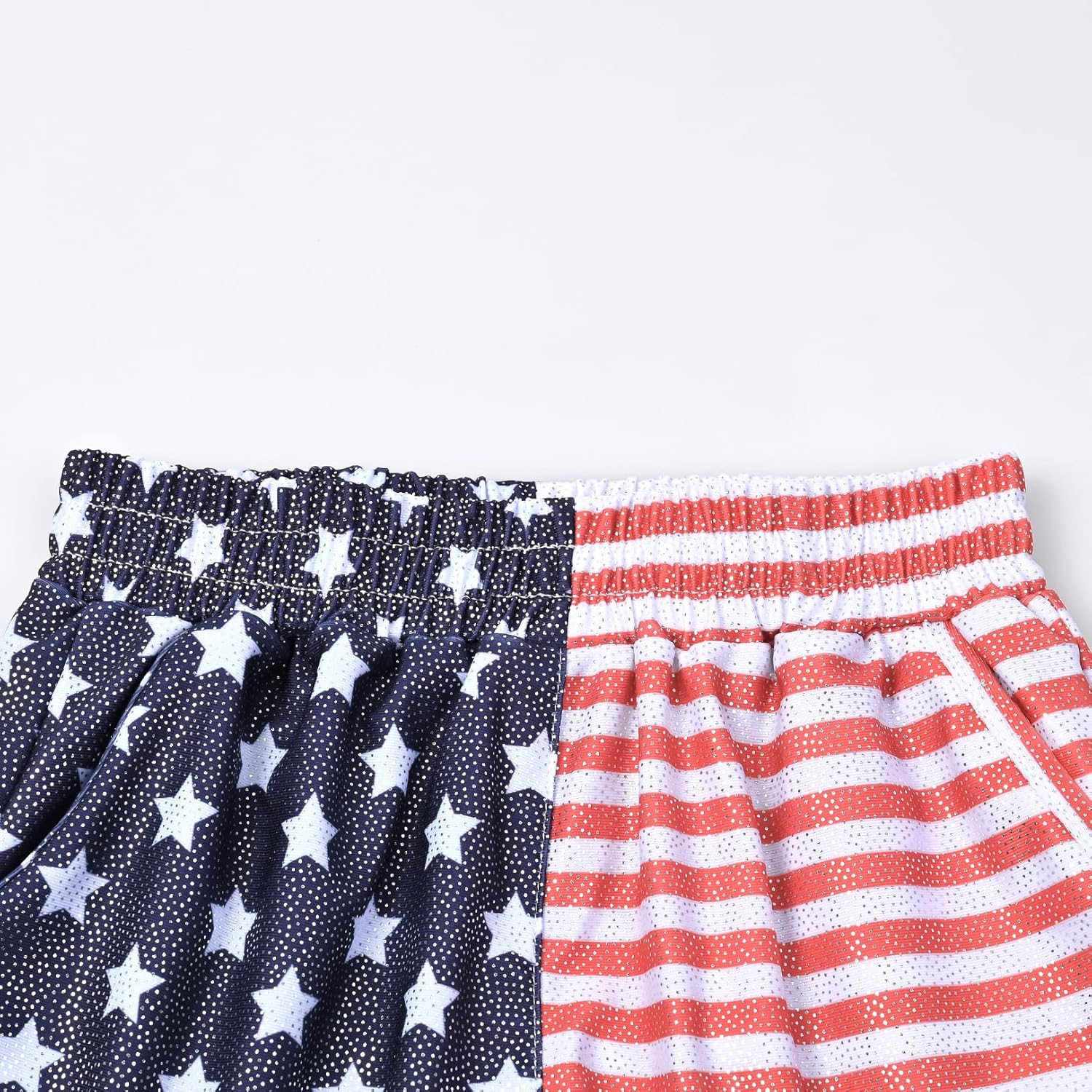 Mirawise Girls Metallic Shorts Shiny Hot Pants Sparkly Dance Outfits Short Pants - Image 3