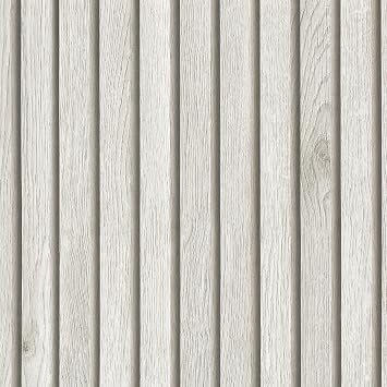 VaryPaper Wooden Panels Self-Adhesive Wallpaper Light Grey 40 cm x 200 cm Wooden Wallpaper Vintage Film Wood Look Self-Adhesive Film Furniture Wood Look Wall Wallpaper Living Room Bedroom Cabinet Film