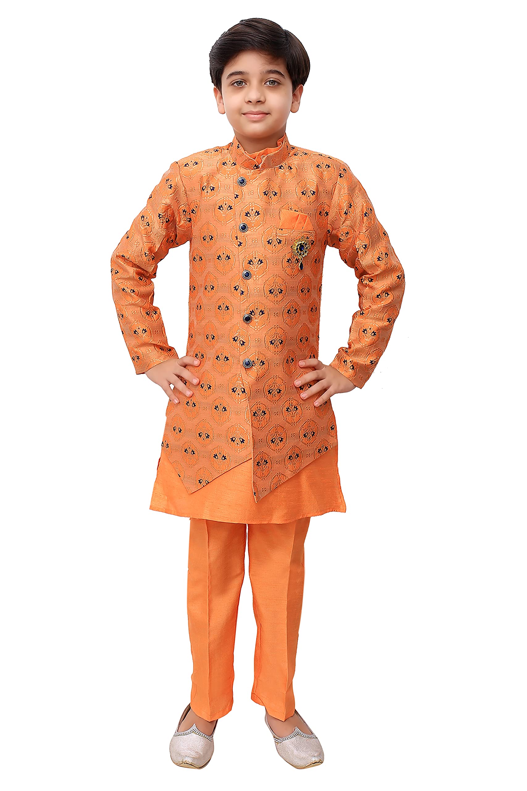 AHHAAAAKids Ethnic Indo-Western Sherwani Set For Boys 470KZ