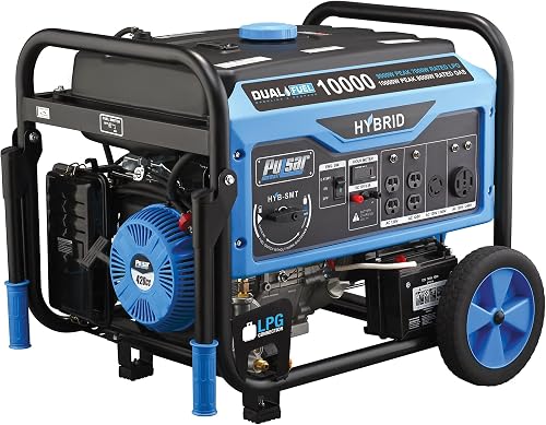 Pulsar PG10000B16 10000W Dual Fuel Portable Generator with Switch & Go Technology