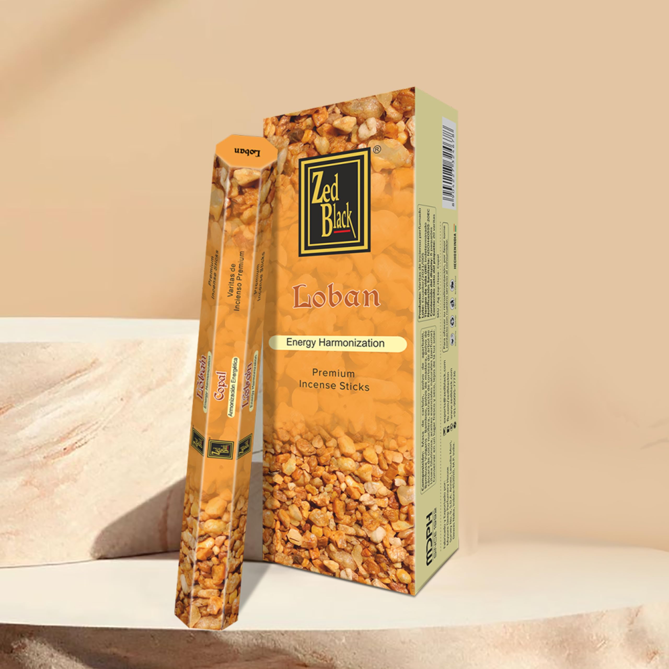 ZED BLACK Z011 Loban Incense Sticks, 20 Sticks x 6 Packs - Image 2