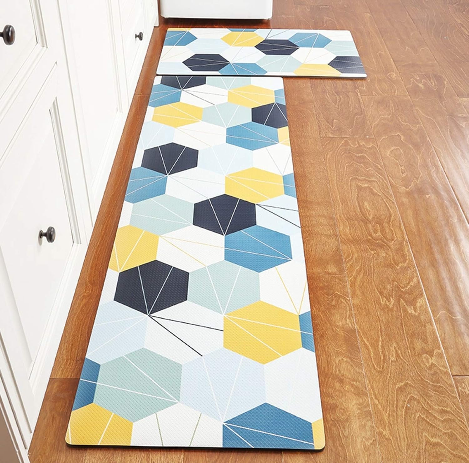 キッチンマット ロング 玄関マット 洗える 滑り止め 大人 カワイイ 45 150cm 北欧 スタイル キッチンマット おしゃれ 北欧 洗える ロングキッチンマット 台所マット さらフワ マット ドアマット カラー 柔らかウレタン 玄関マット Split Distribution Fr