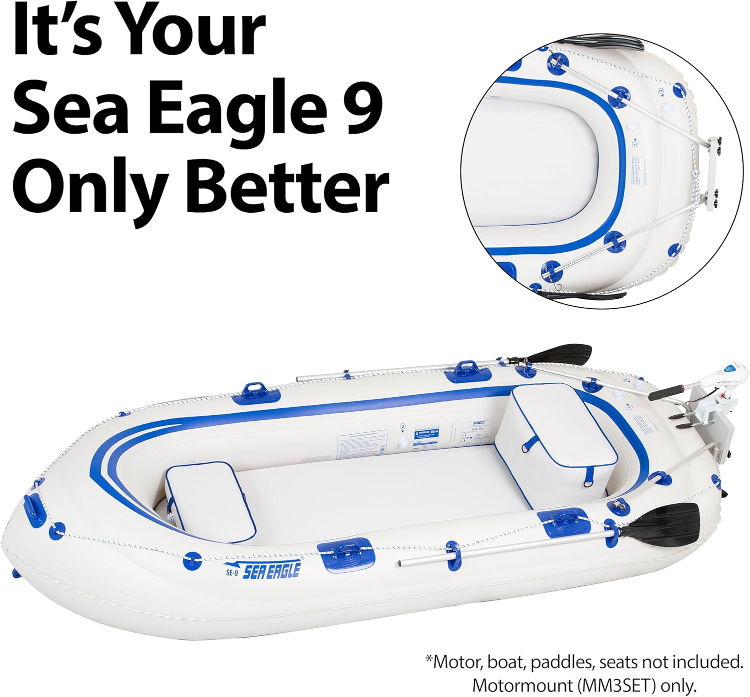 Sea Eagle MM3 Motormount for SE8 and SE9 Inflatable Boats