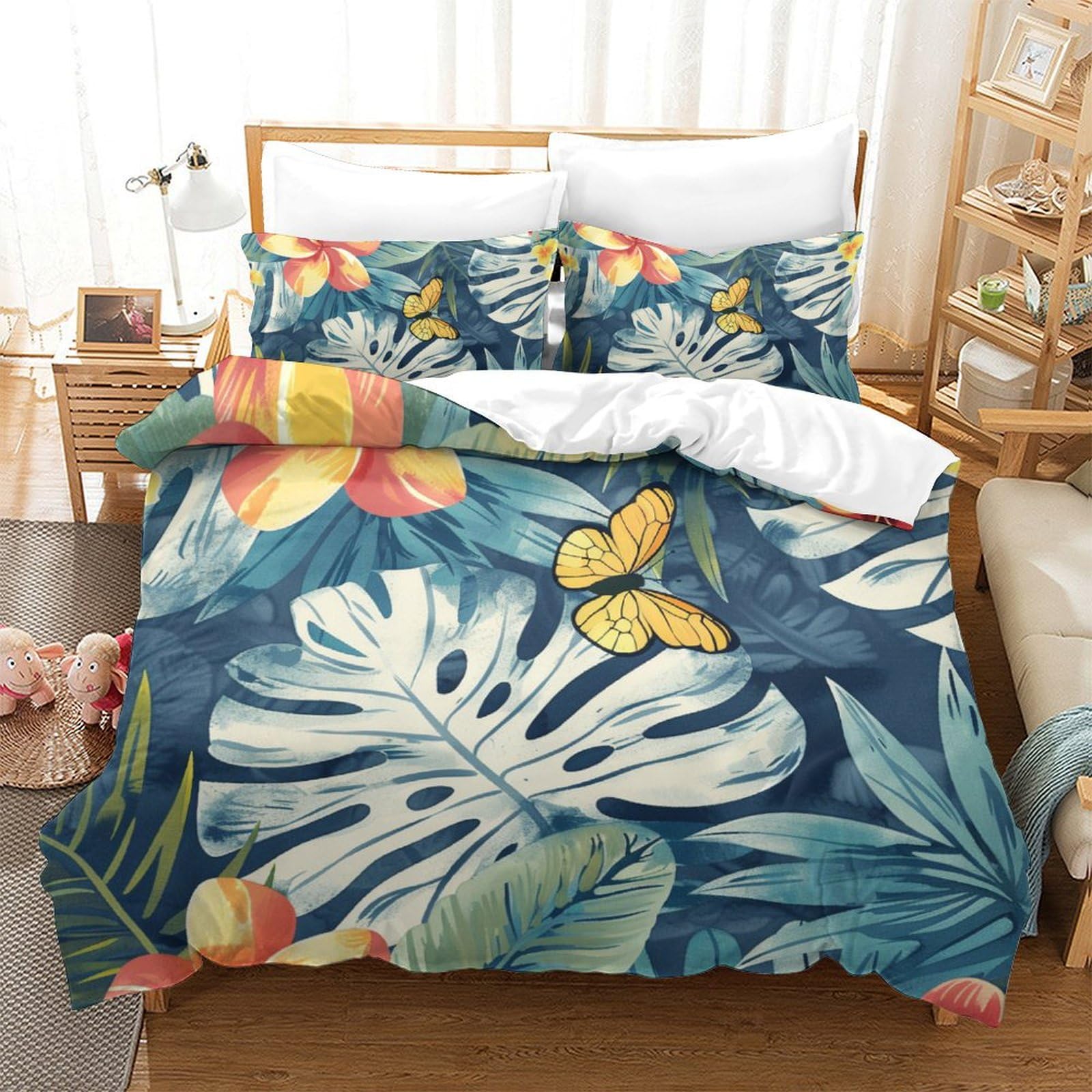 Housse de couette doux avec zip pour en finir avec la couette qui glisse du lit