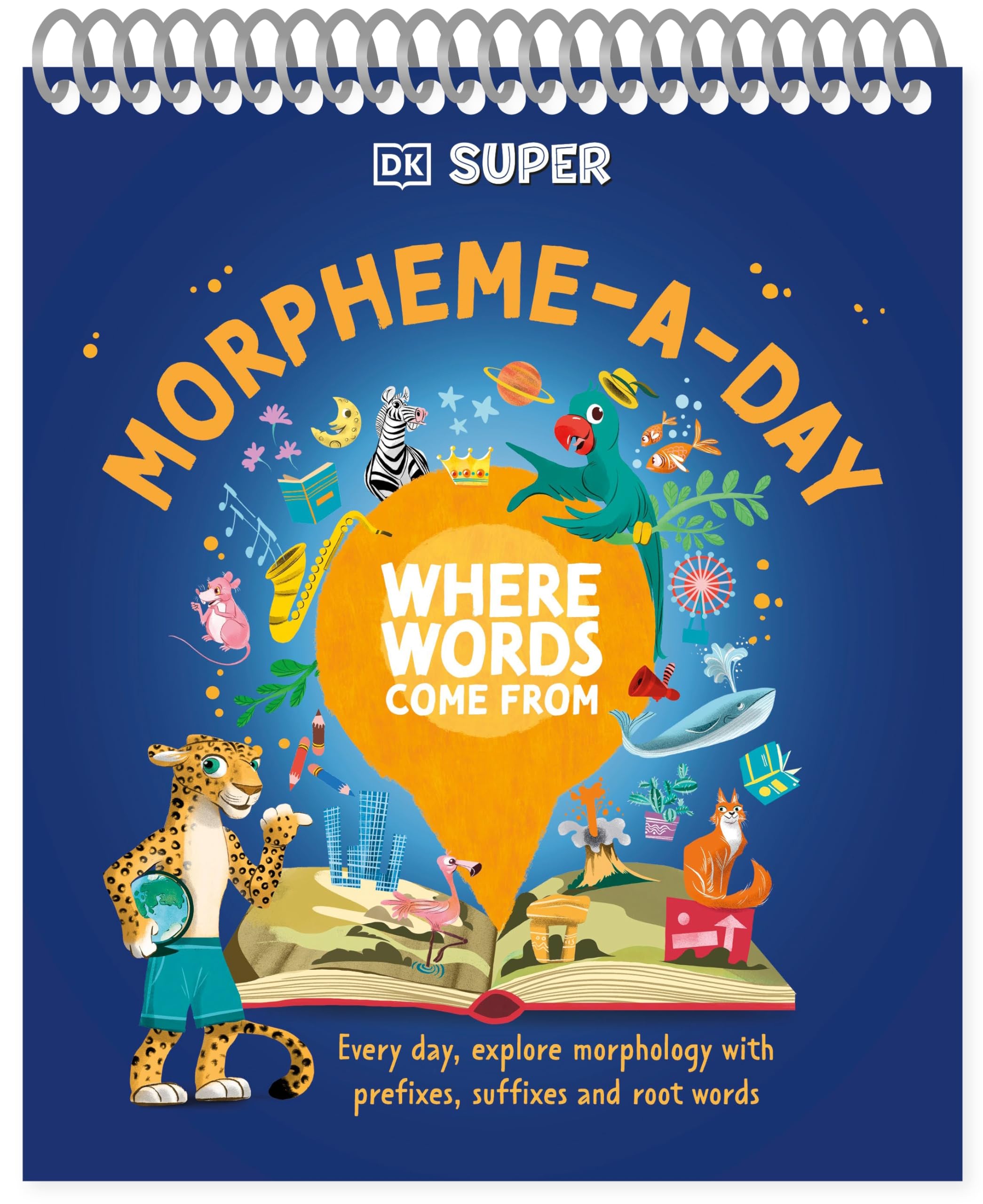 DK Super Where Words Come From Morpheme-a-Day. DK 9780241721568 Free Shipping**