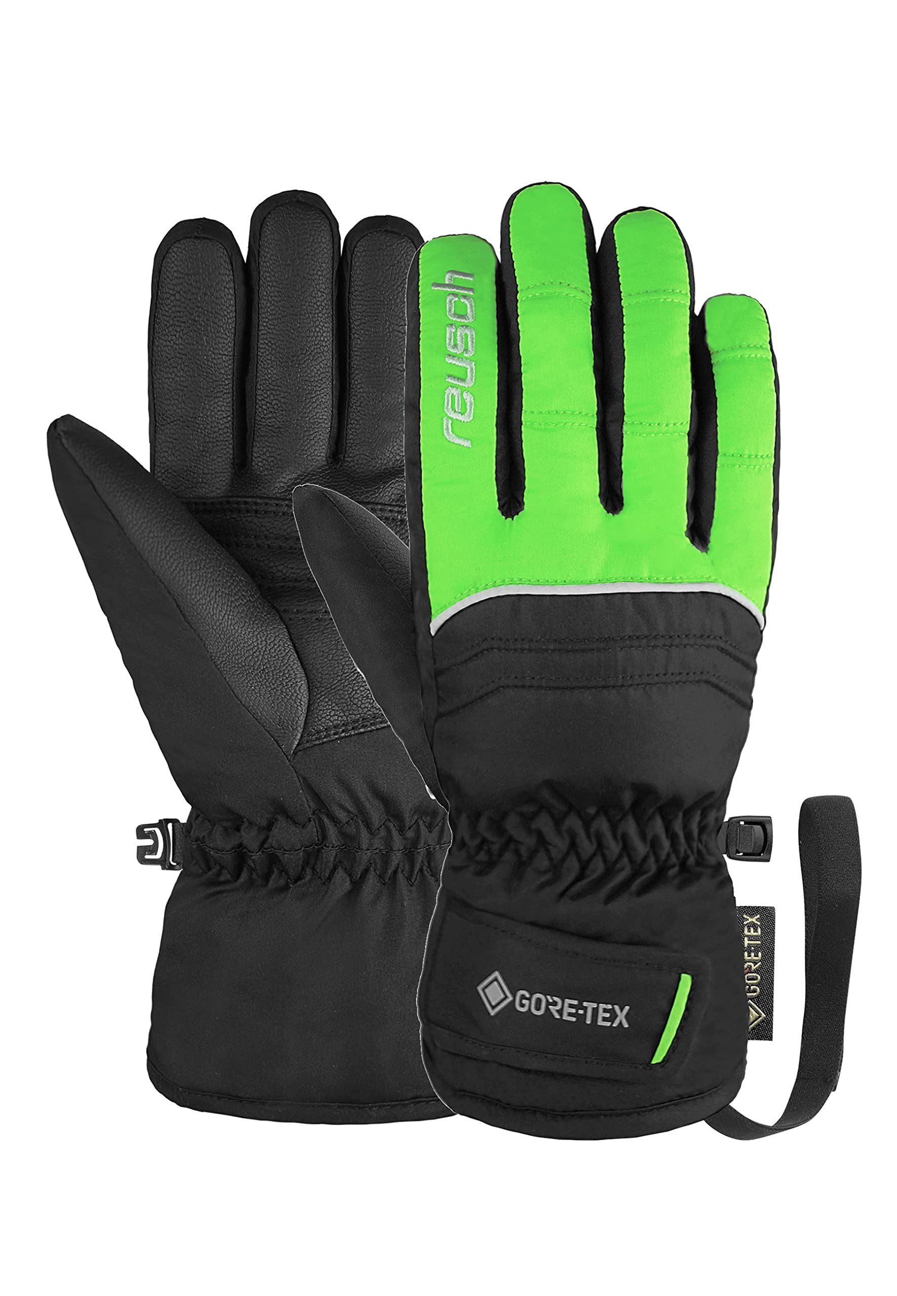 Reusch Teddy Gore-TEX Junior warme, wasserdichte, Winddichte und atmungsaktive Skihandschuhe Winterhandschuhe Kinder Kids Jugendliche Mädchen und Jungen