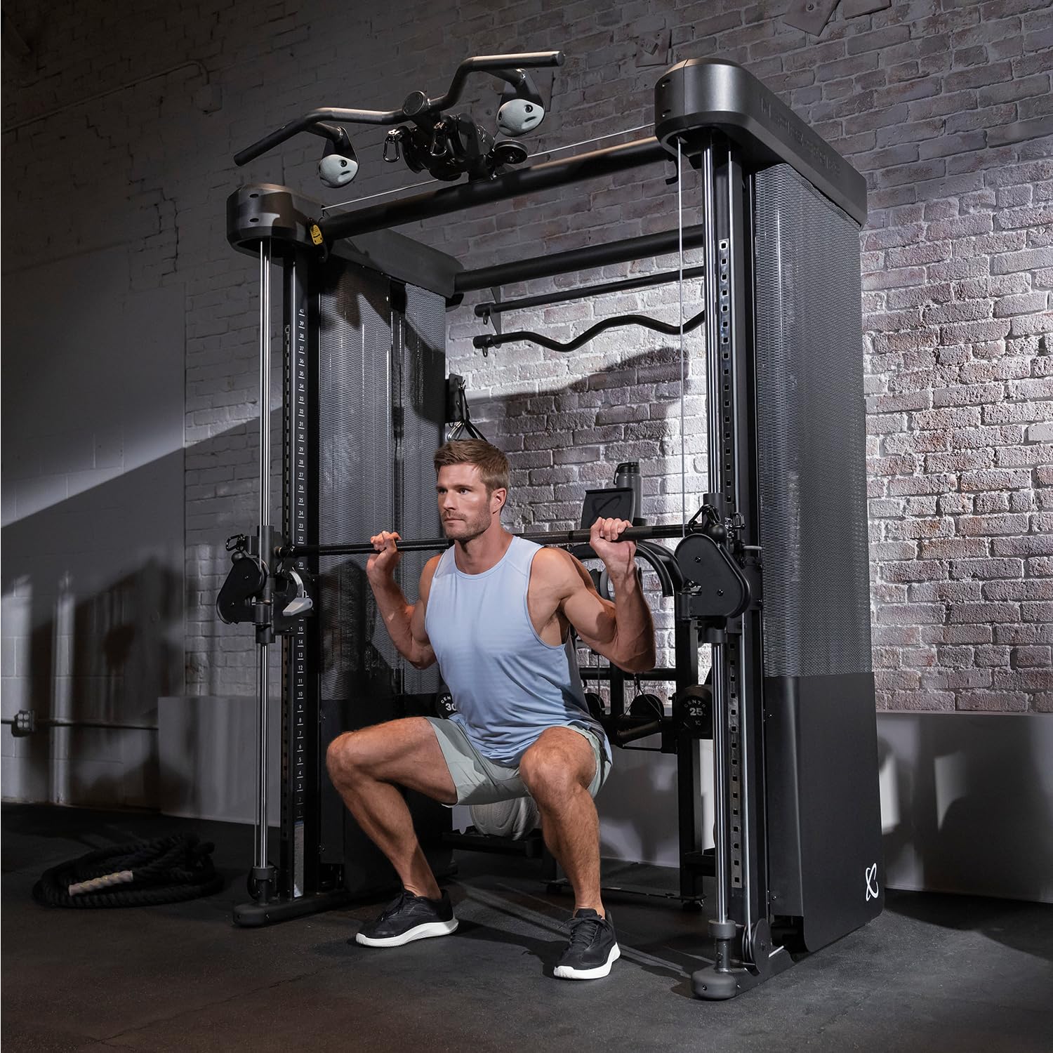 Inspire Series FT2 PRO Smith Funktionstrainer, Premium Gym, max. 159 kg auf Smith Bar – optionale Bank oder voll beladenes Paket mit Bank, Preacher Curl und Beinstrecker/Curl