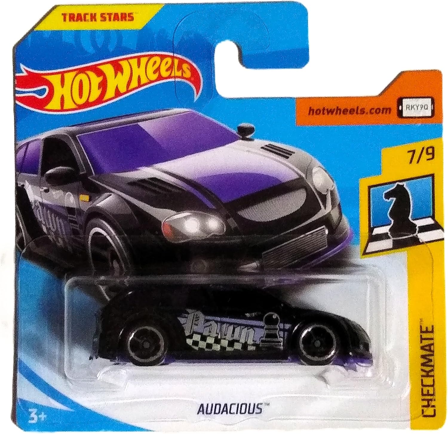 Hot Wheels Audacious, Checkmate 7/9, Black