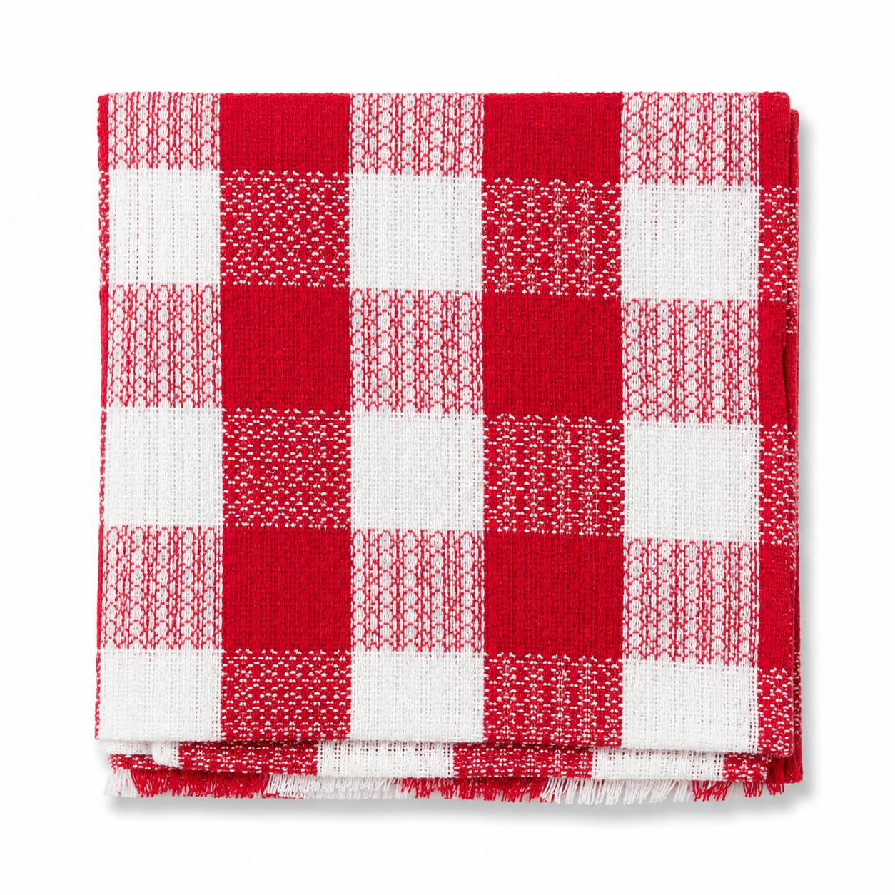 AA FABRICO™ Premium 100% Cotton Red Checked Handkerchief for Men | Soft & Absorbent Pocket Hanky | Skin-Friendly Breathable Daily Use Rumal | Pack of 1-image-31