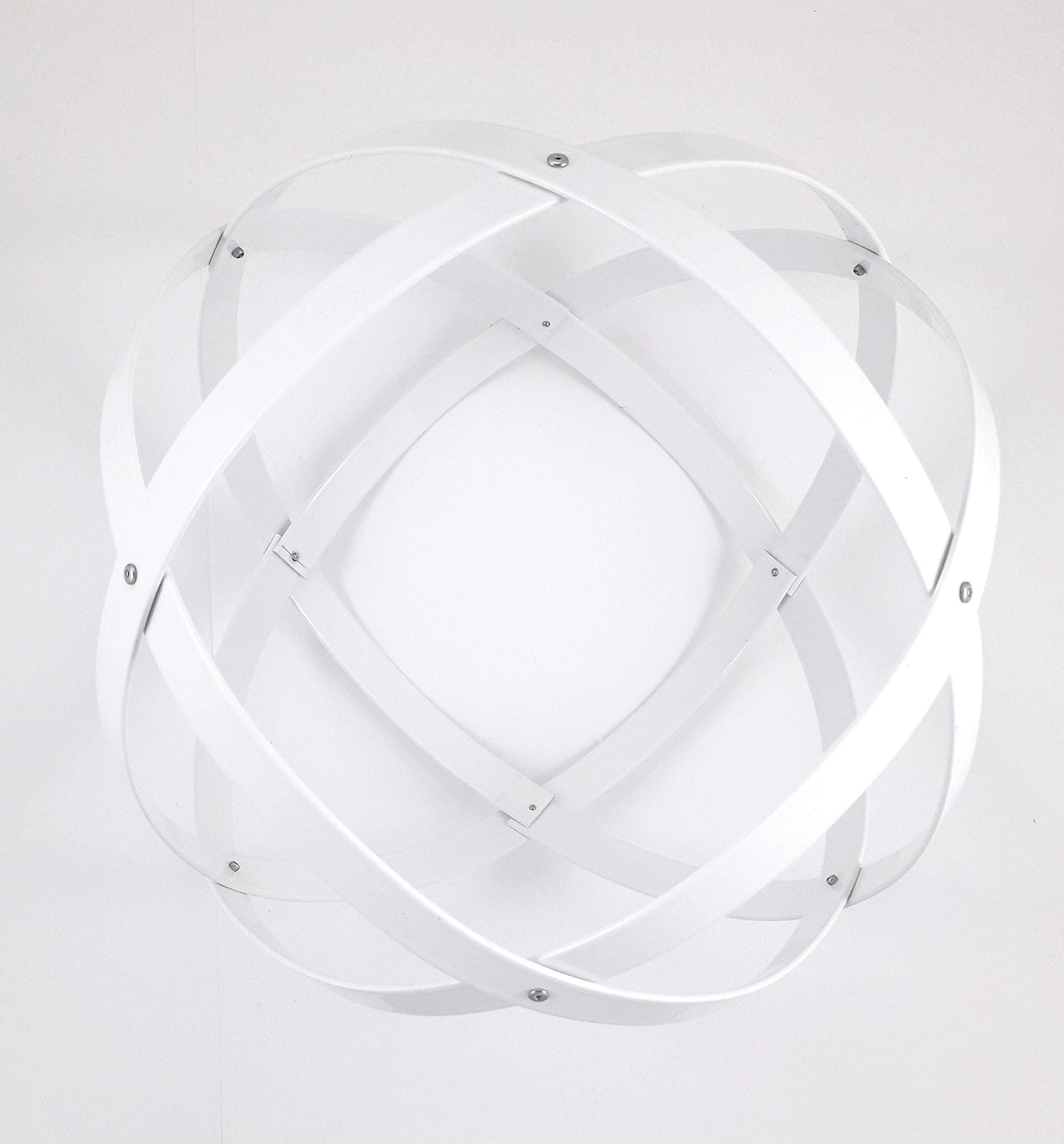 Genesa Crystal, Purificatore energia, Dispositivo orgonico 32 cm diametro, Bianco