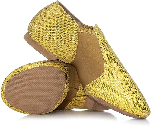 Double Platinum Womens Glitter Jazz Shoes
