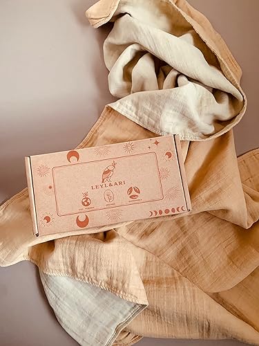 Miniatura 32 de Leyl&Ari Manta básica para niños pequeños Manta orgánica de bebé para niños y niñas Esenciales de género neutro para recién nacidos