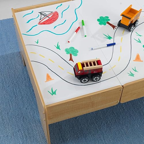 Miniatura 5 de KidKraft Play mesa de madera con pistas de tren