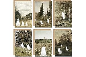 Whaline 36 Pack Halloween Greeting Cards with Sticker Envelope and Ghost -...