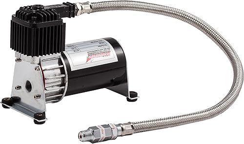 Miniatura 5 de Kleinn Air Horns HK2-1, paquete completo de sirenas duales para camión - Negro