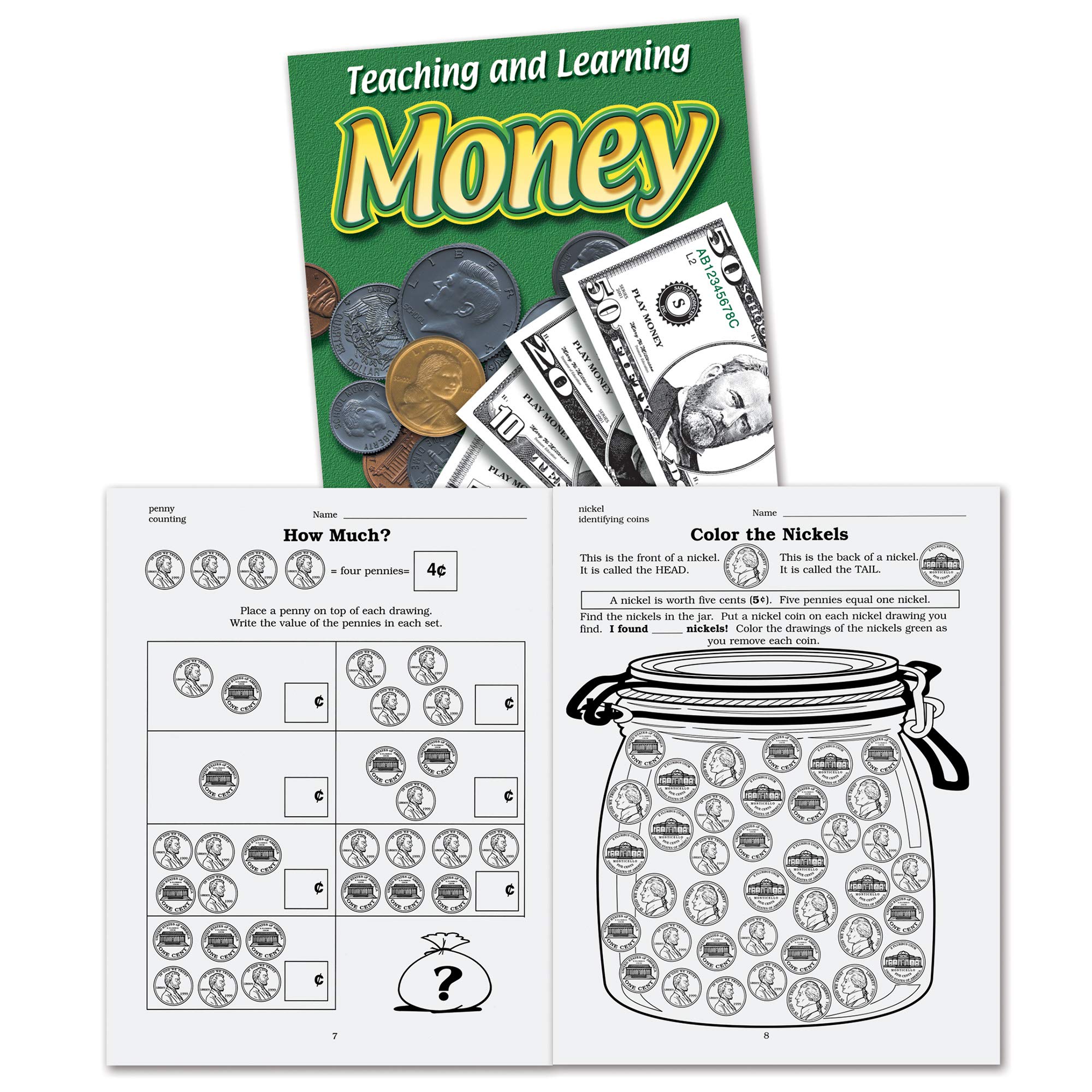 Amazon.com: Learning Resources Giant Classroom Money Kit : Toys 