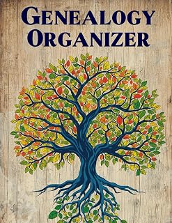 Family Tree Genealogy Chart Book: Fill-in Ancestor Worksheets, Research Logs & Life Stories — Track 100+ Relatives Across Generations
