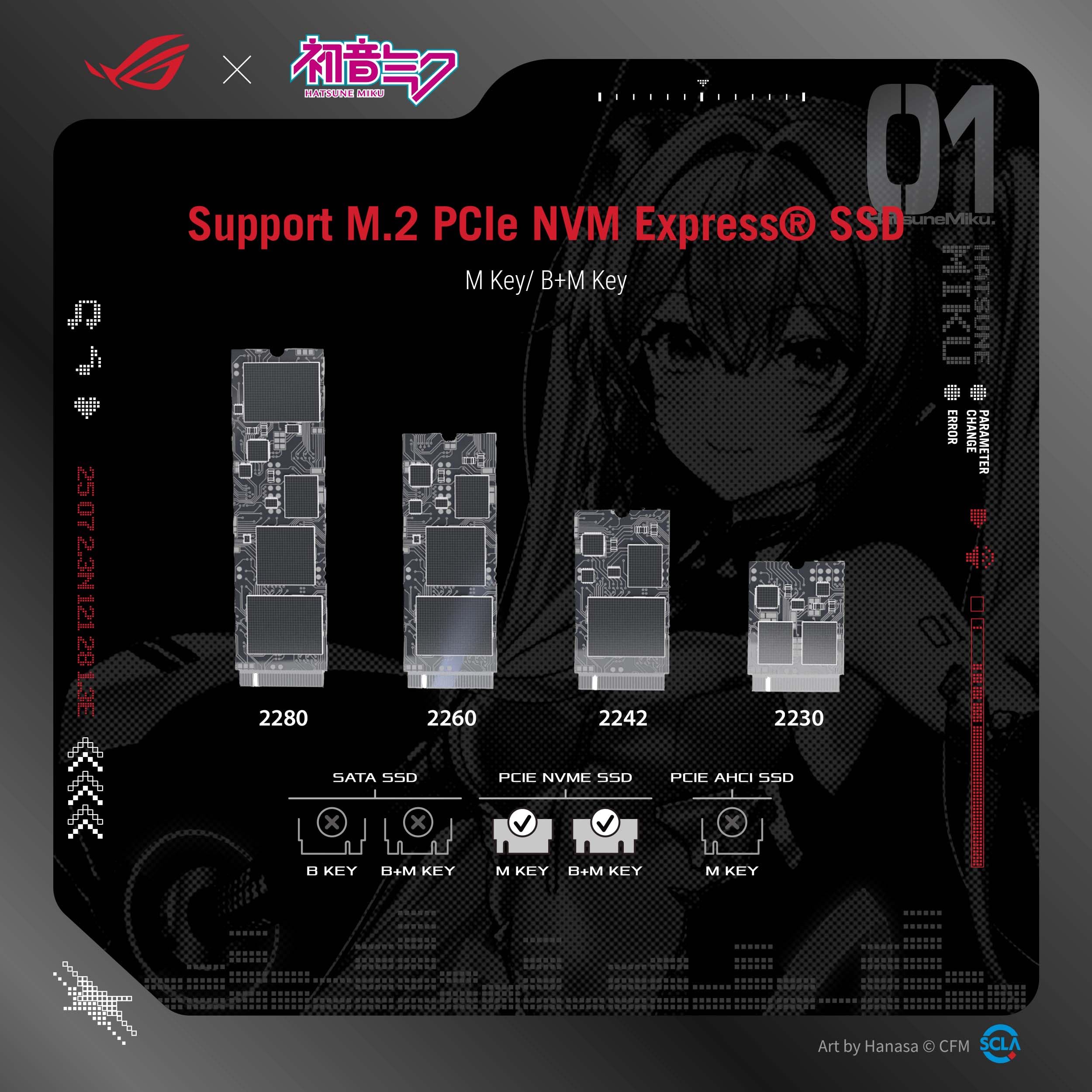 Amazon.co.jp: ASUS ROG Strix Arion 初音ミク エディション M.2 NVMe