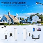 UeeVii Pont sans fil extérieur CPE452 avec des supports de support, 5.8G Point à point WiFi Pont avec 14dBi Antenne à gain élevé, étendre le réseau à Shop/Barn/Garage, 3KM Longue portée, étanche, Plug & Jouer à la double 100Mbps LAN, 14dBi Antenne, 24V PoE Puissance, W