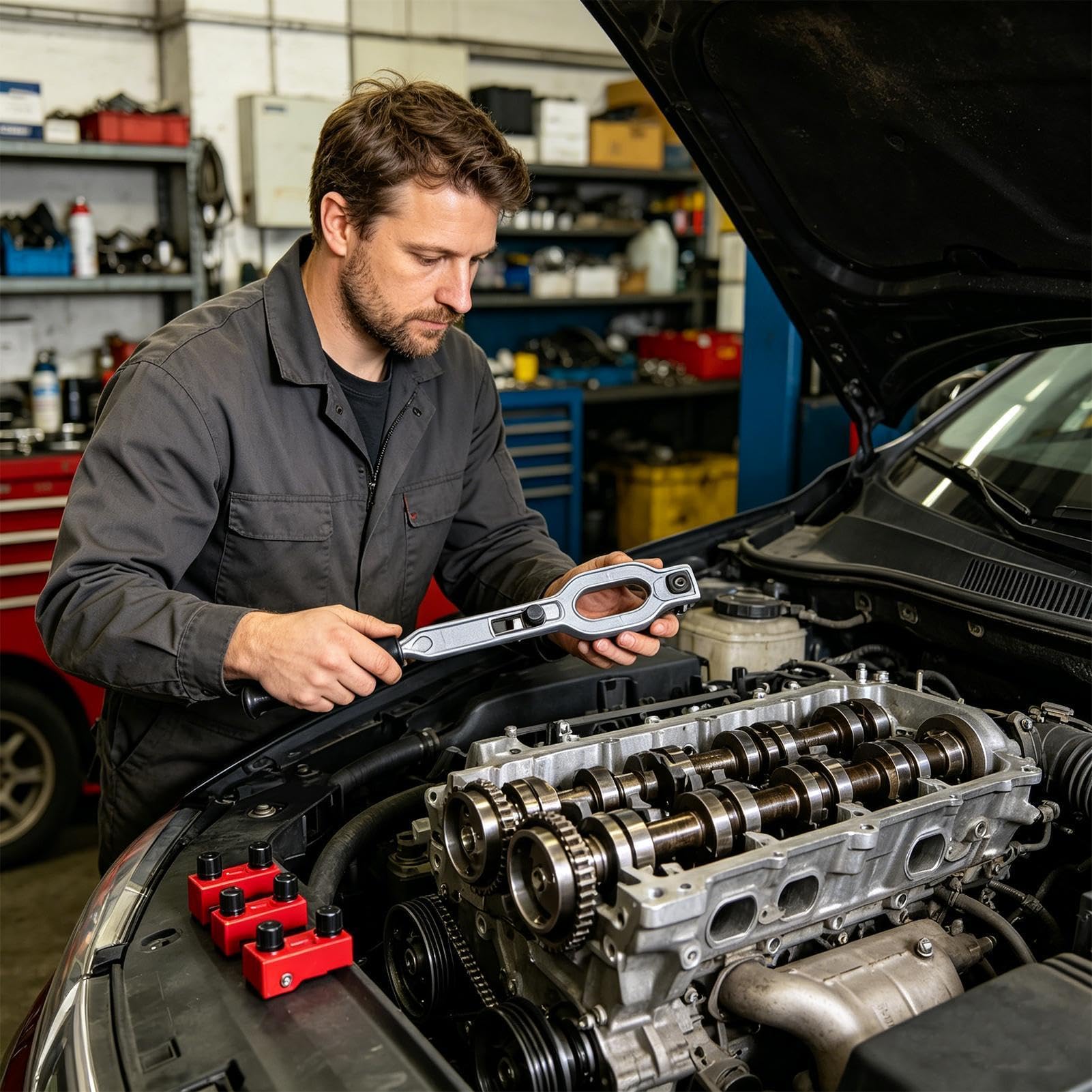 Herramienta genérica de mantenimiento de piñón de metal, universal, , | Kit de Soporte de Piñón Distribución Para Adultos Hombres Mujeres Familias Amigos Reparación Y Mantenimiento Motor Automotriz