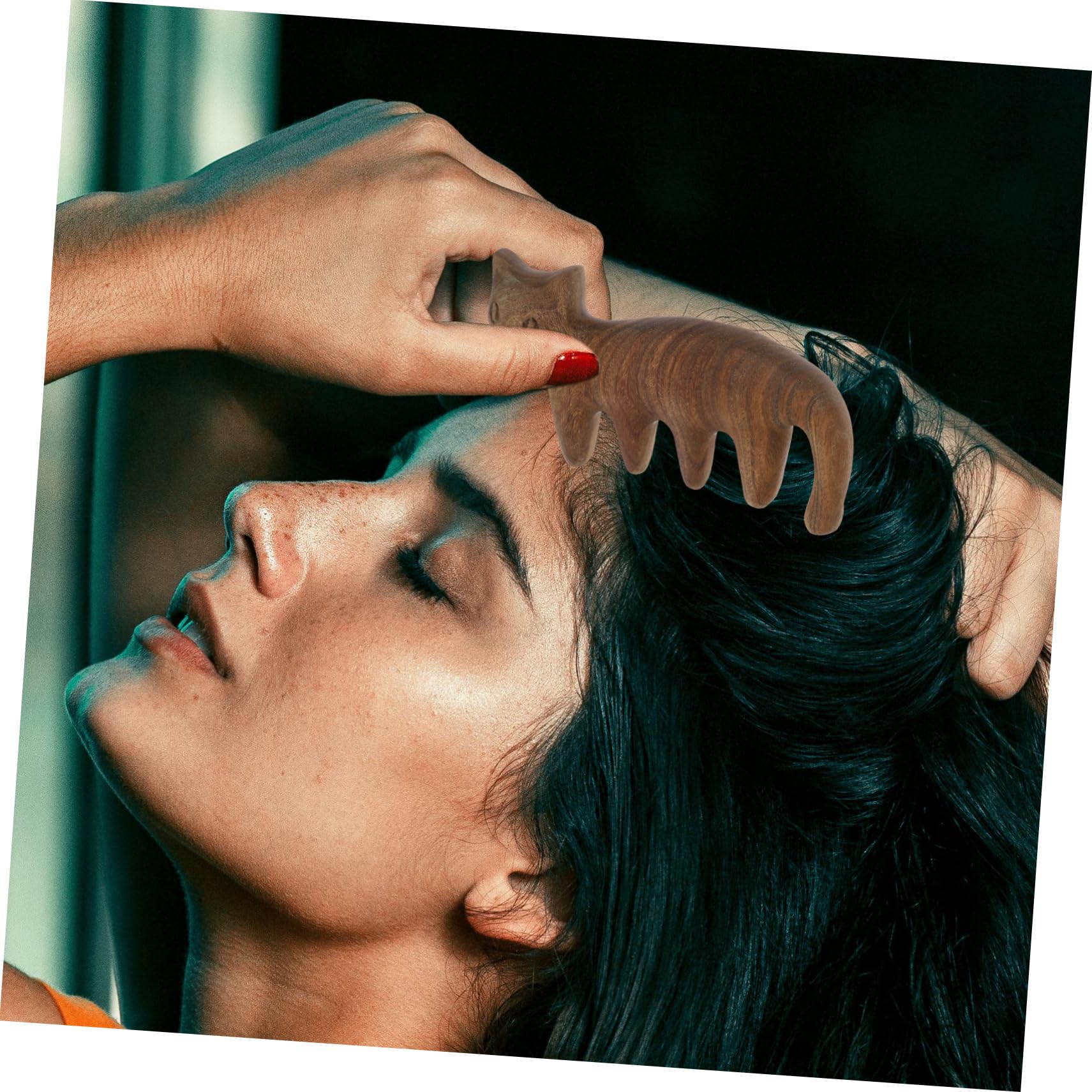 BESTYASH 4 Stück Kätzchen-massagekamm Körperpflege Katzenbürste Chat Kopfhautmassagegerät Für Haarmassagegerät Post Haustier Kopfmassagegerät Kopfhaut Katzenmassage Massagekopf Sandelholz