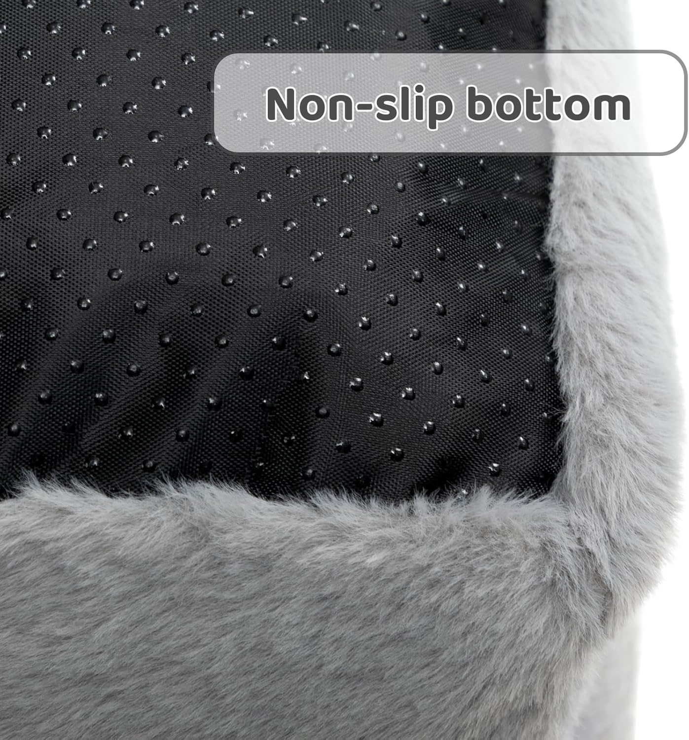 Hollypet Cat Bed Small Dog Bed, Fluffy Plush Cat Couch for Cats and Puppy, Soft Sleeping Pet Sofa Breathable Pet Cushion, Light Grey 9 81sN1FCMfHL. AC SL1500