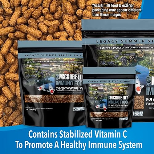 Miniatura 9 de MICROBE-LIFT MLLIXL - Palitos de comida inmunoestimulante para peces, estanques, jardines acuáticos y fuentes, seguros para peces dorados vivos y