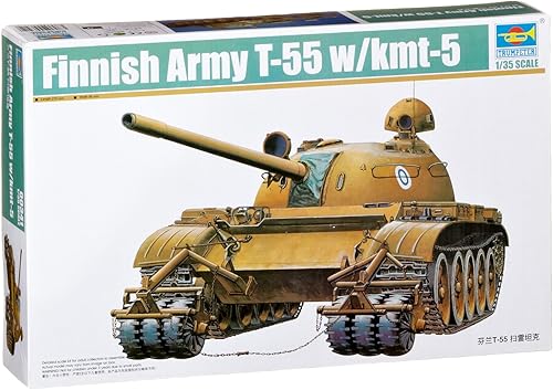 Trumpeter Ejército finlandés T-55 Kit con kmt-5