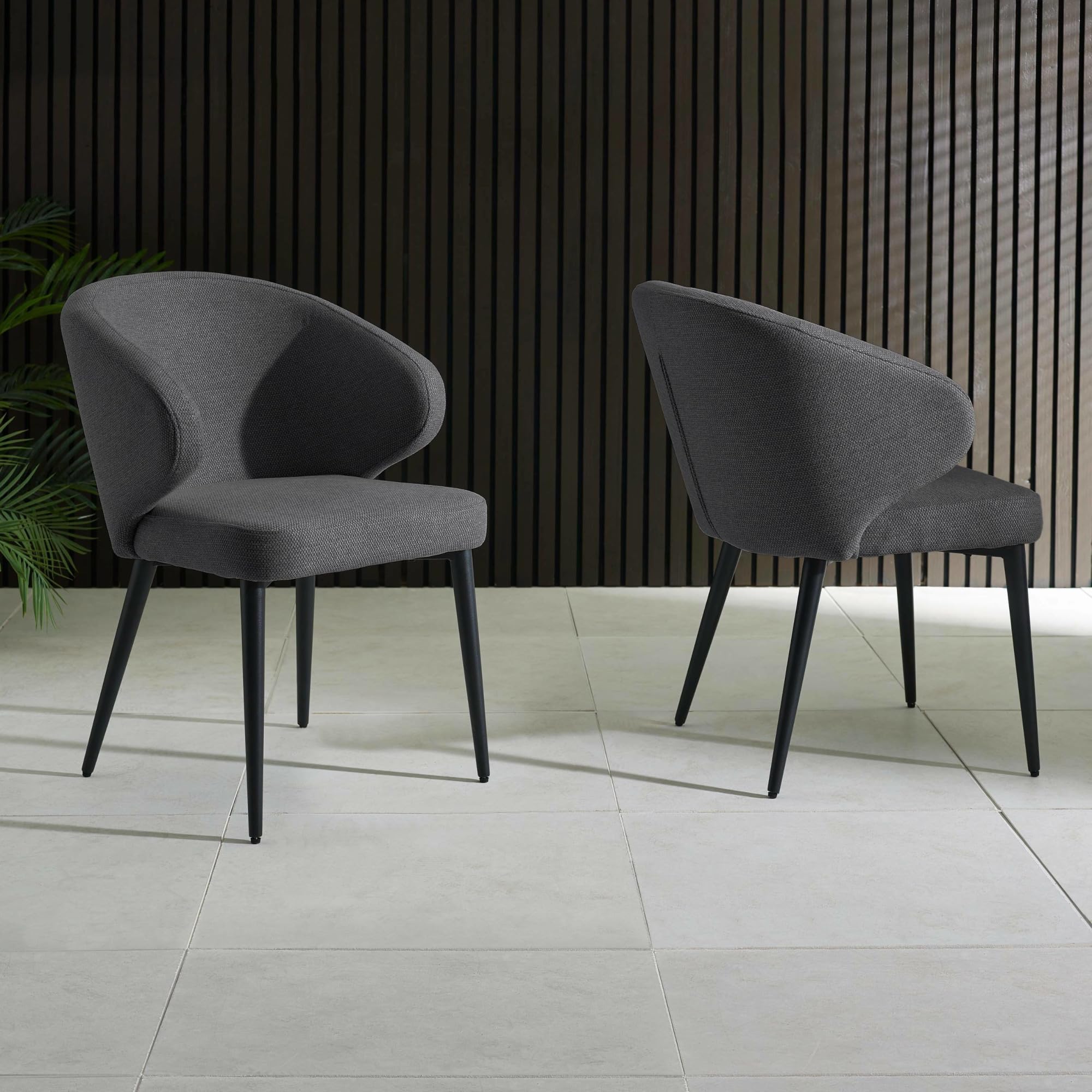 Julian Bowen - Marcus Dining Chairs - Set of 2 - Grey