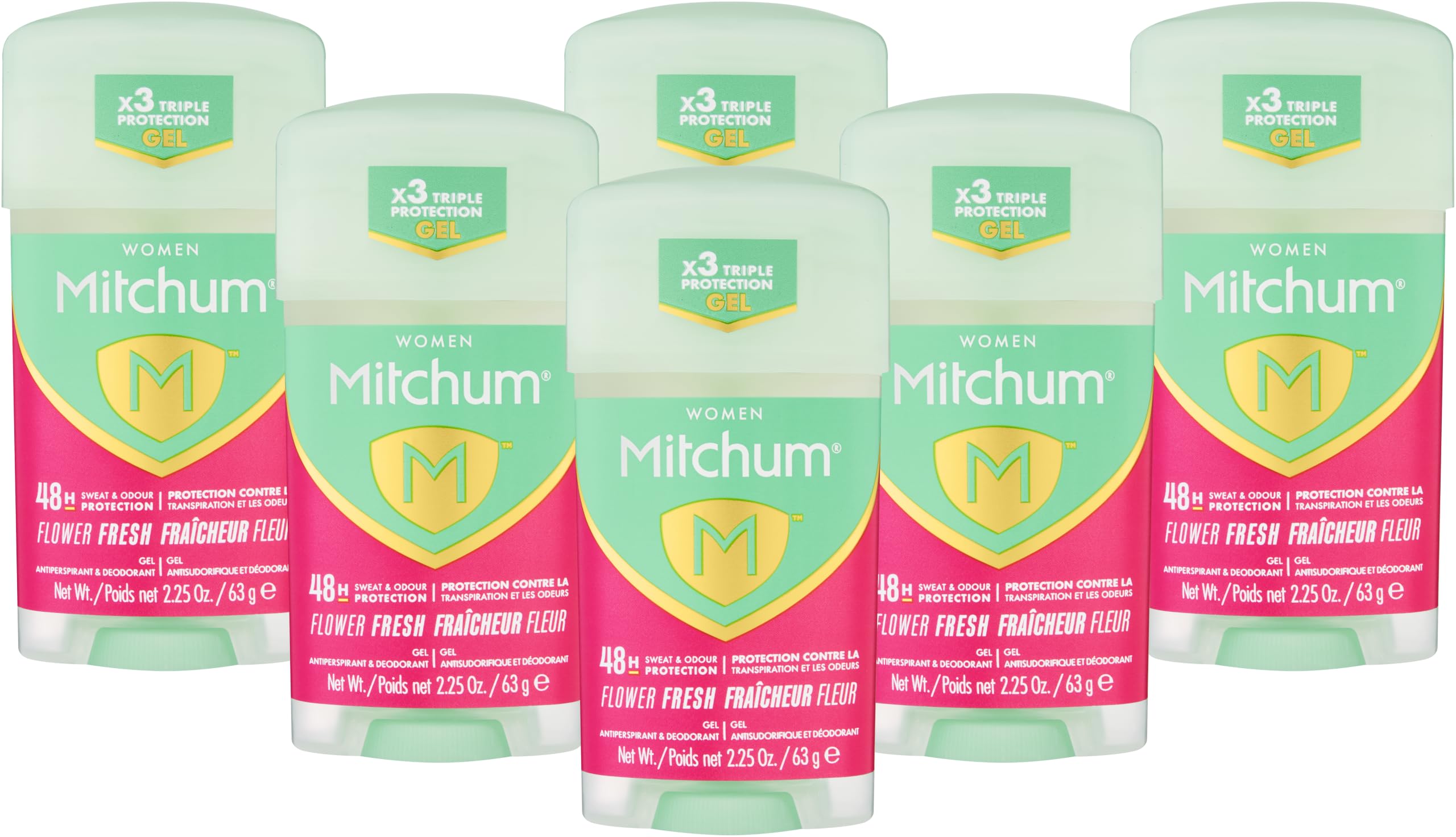 Mitchum Anti-Perspirant & Deodorant for Women, Power Gel, Flower Fresh, 2.25 oz (63 g)-image-27