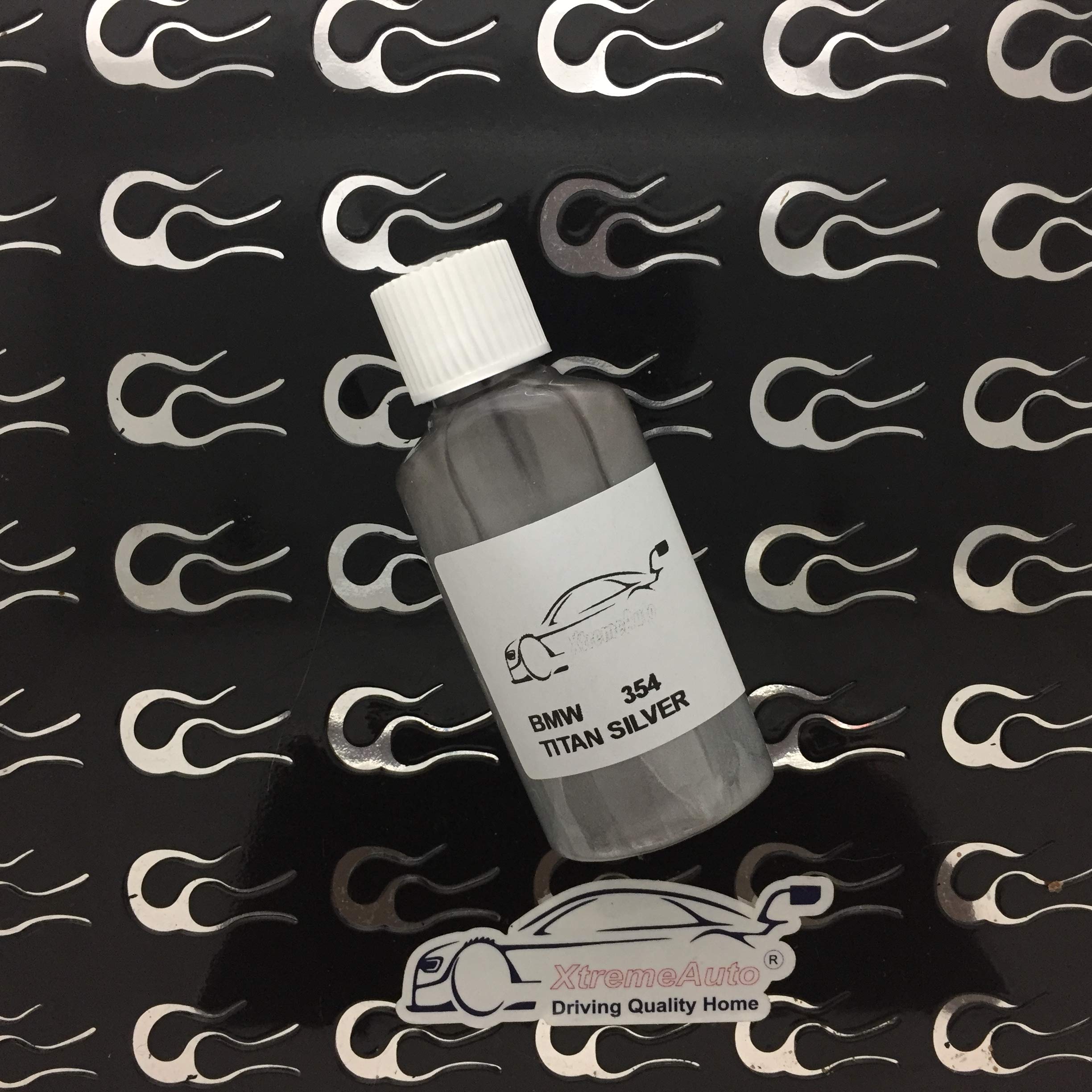 Xtremeauto Touch Up Titan Silver 354 Paint Repair Kit 30Ml Scratch Chip Brush (Touch Up)