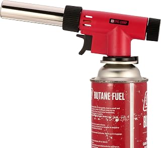 EpicCamp Butane Torch Lighter - Professional Culinary Torch with Adjustable Flame for Creme Brulee, BBQ, Camping, Firestarting (Fuel Not Included)