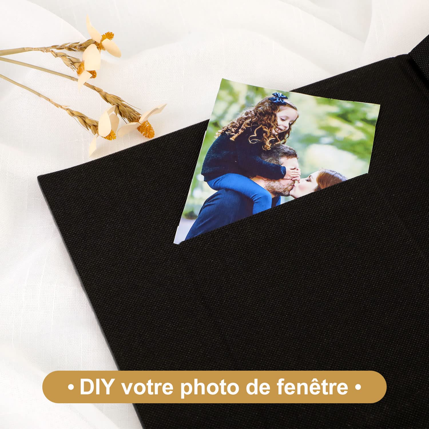 Lanpn Album Fotografico 10x15 1000 Tasche, Grande Biancheria Album Foto Portafoto Verticale 10x15cm Tascabile Tasca Nero