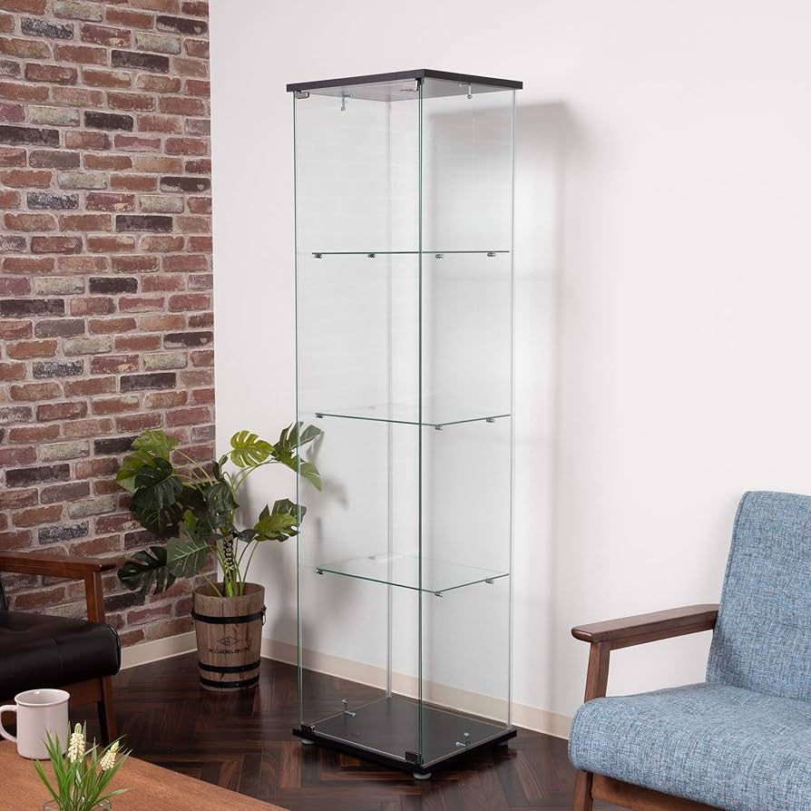 Amazon.co.jp: コレクションケース フィギュアケース 4段 幅42.5×奥行