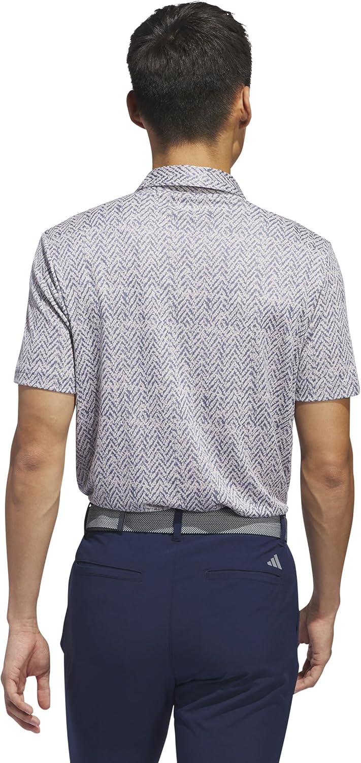 adidas Mens Ultimate365 Jacquard Polo Shirt