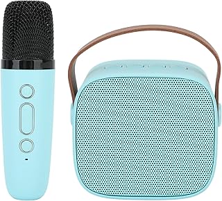 Pyhodi Karaoke Machine, Portable Handheld Bluetooth Speaker with Microphone Set, Mini Retro Bluetooth Speaker with Home Karaoke Machine Gift for Kids and Adults Home Party Birthday