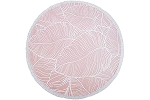 huai Round Beach Towel, Essential Summer Beach Gear for Sand-Free Relaxation