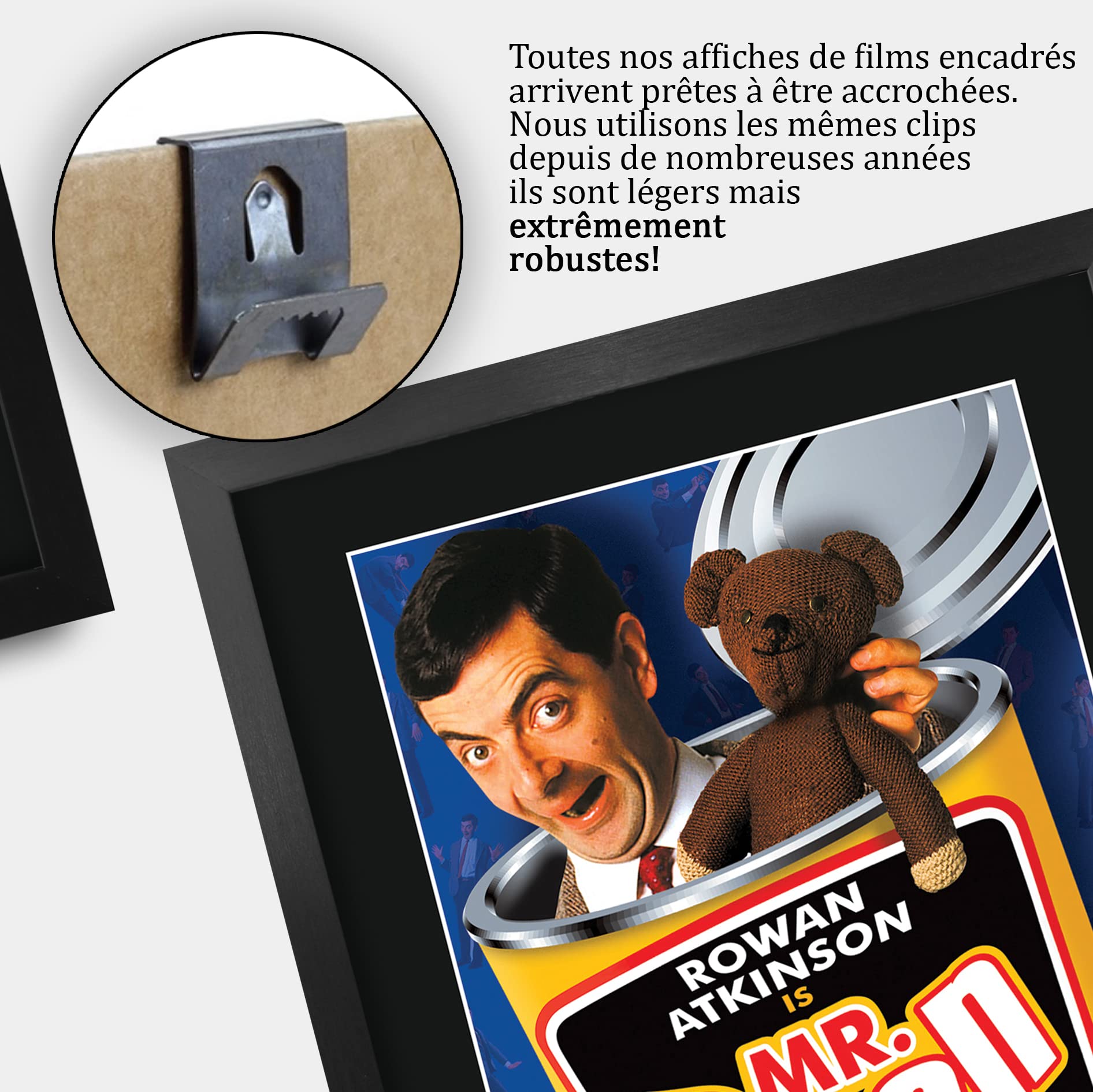 HWC Trading FR A3 Mr Bean Rowan Atkinson Cadeaux Imprimé Signé Autographe Photo pour les fans de télévision - A3 Encadré