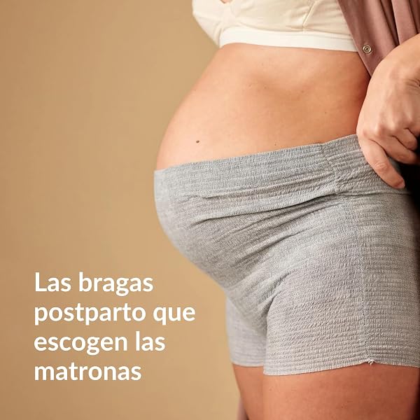 WE ARE MAMMAS Bragas Postparto Desechables Maternidad Alta Sujecion Transpirables Sin Latex Sin Malla Ropa Interior Mujer Talla Unica 36 44 Braguitas Maternidad Hospital Compresas Parto - 2