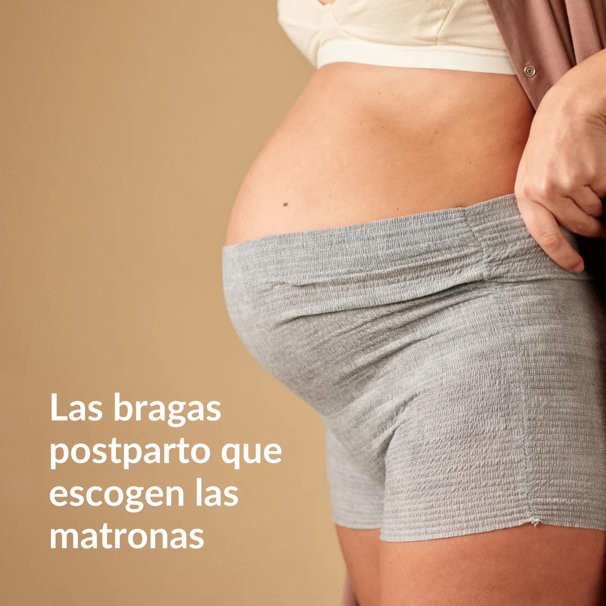 WE ARE MAMMAS Bragas Postparto Desechables Maternidad Alta Sujecion Transpirables Sin Latex Sin Malla Ropa Interior Mujer Talla Unica 36 44 Braguitas Maternidad Hospital Compresas Parto — view 2