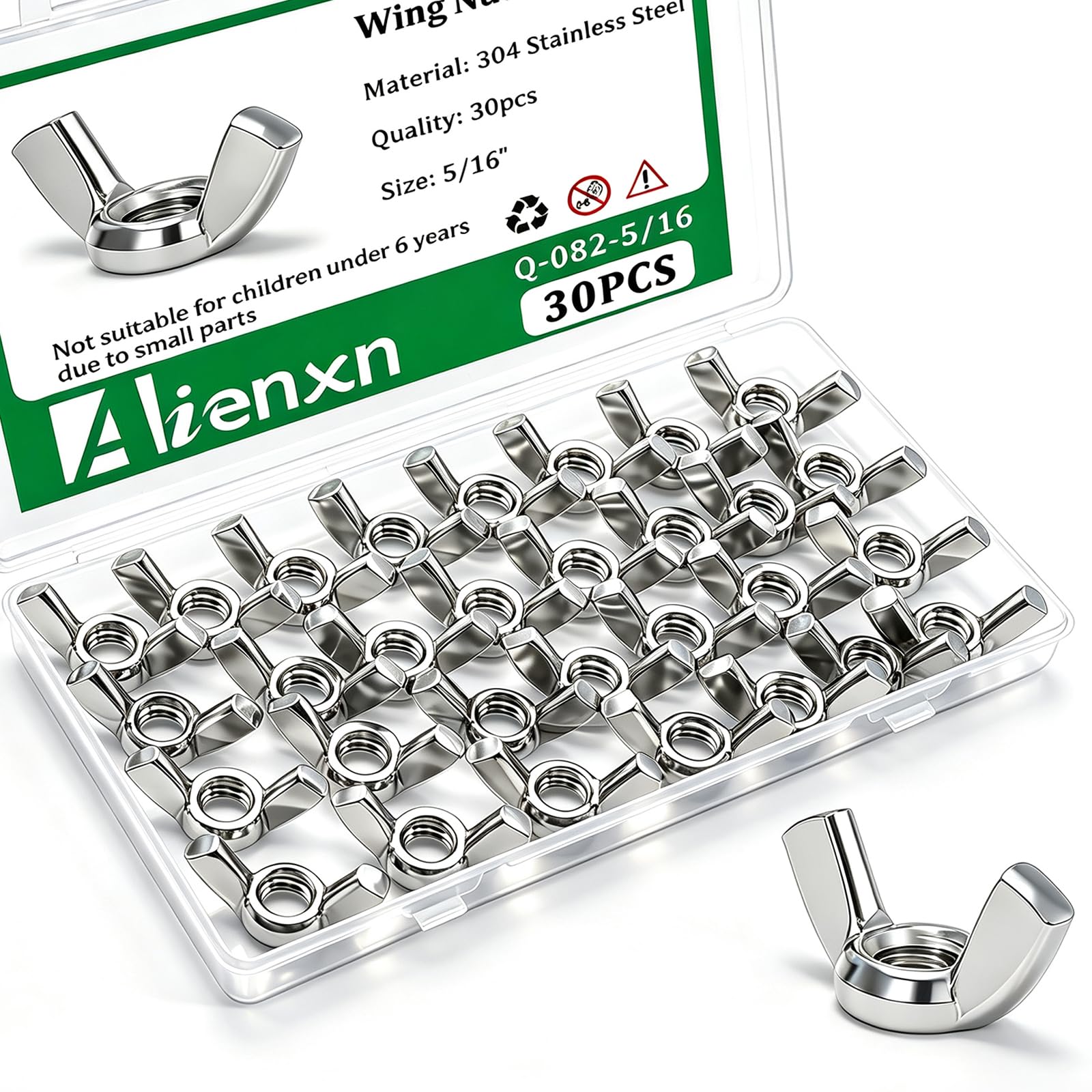 Wing Nut Assortment Kit - 40PCS -11