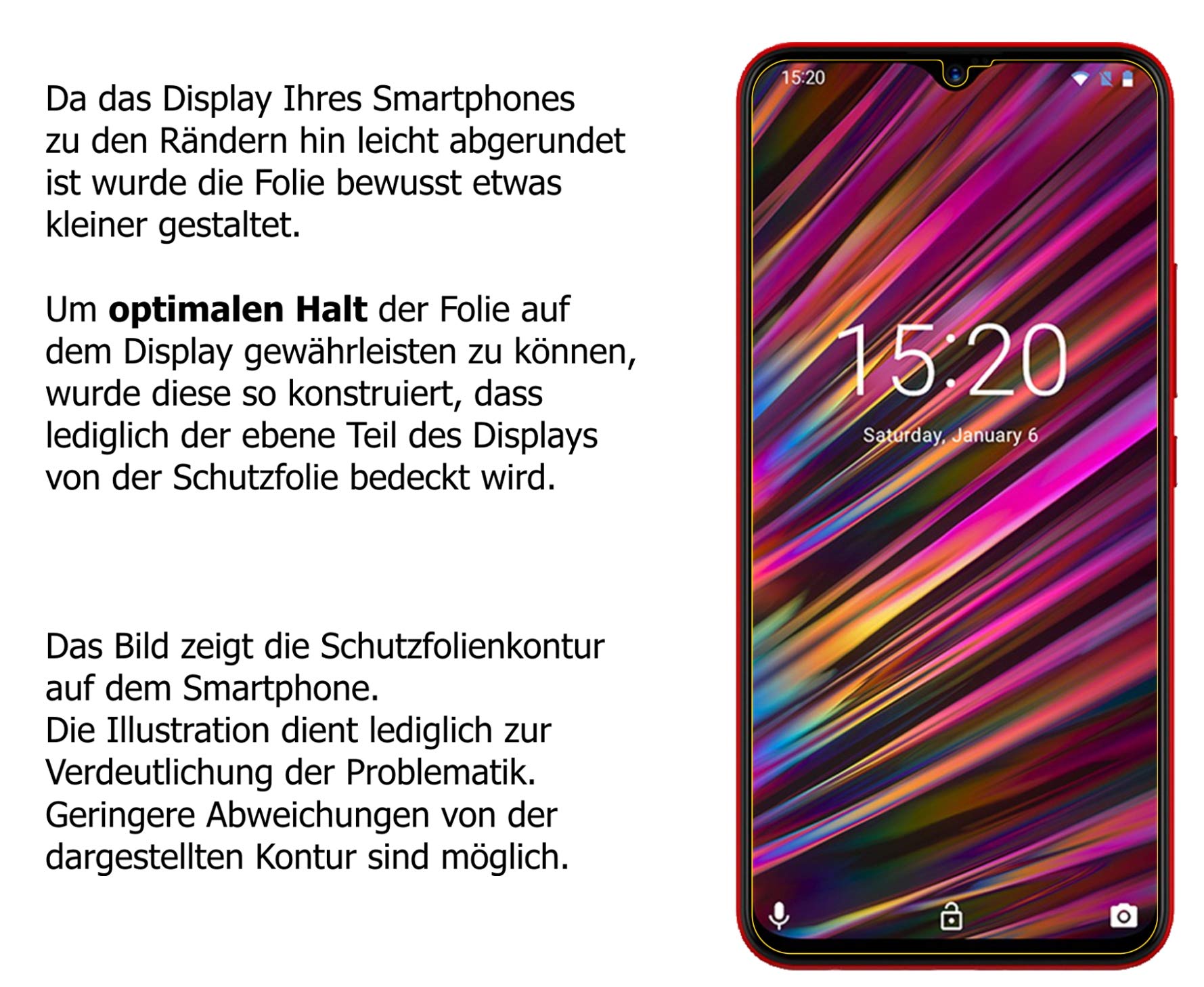 Dipos 2 Pellicole Protettive Antiriflesso Per Umidigi C2 – Opache, Anti-impronta, Made In Germany, Taglio Laser