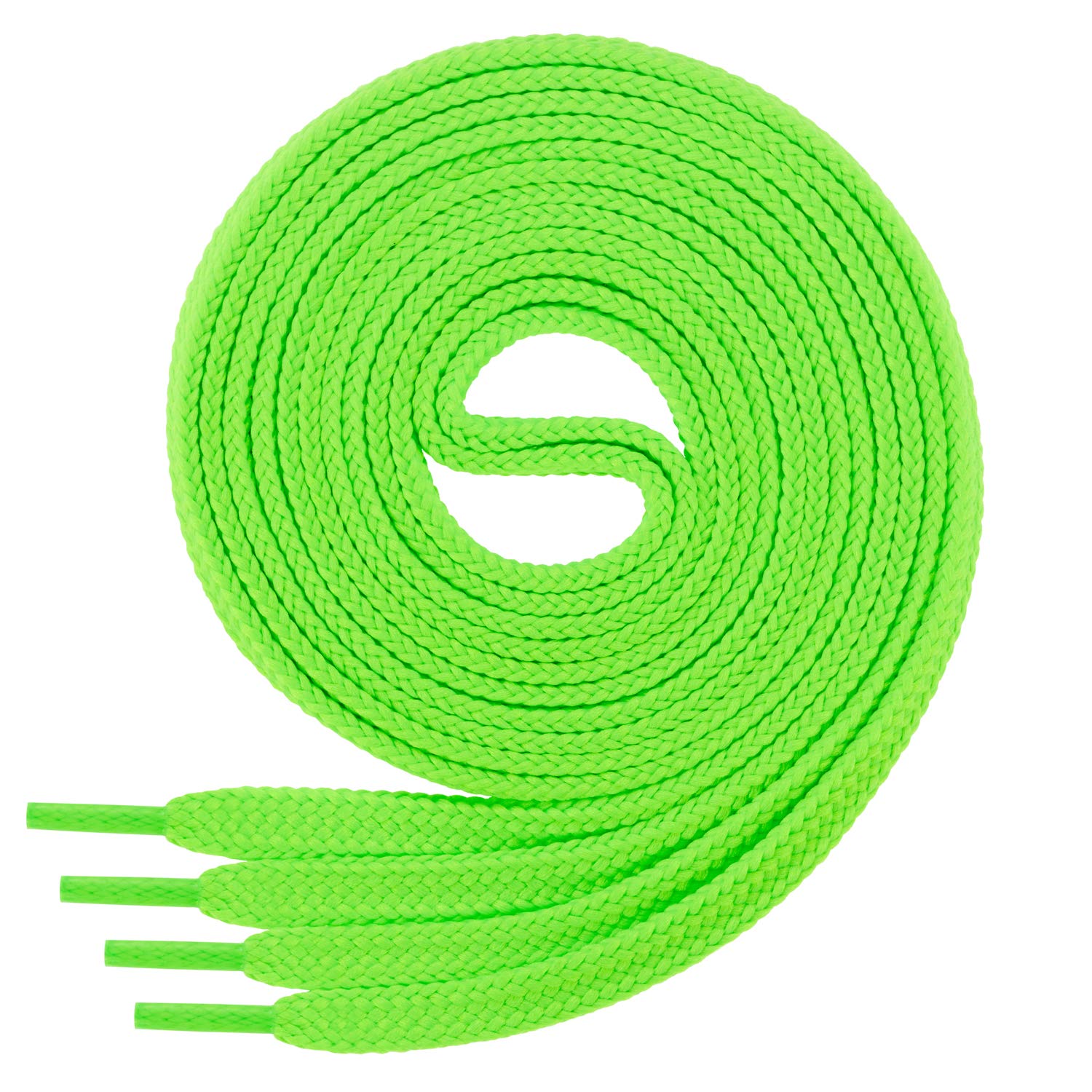 Di ficc hiano 1 par Fischer-Net – Cordones de poliéster – Resistente – Plano – Aprox. 7 mm ancho, 27 Colores, 60 – 200 cm de longitud — view 19