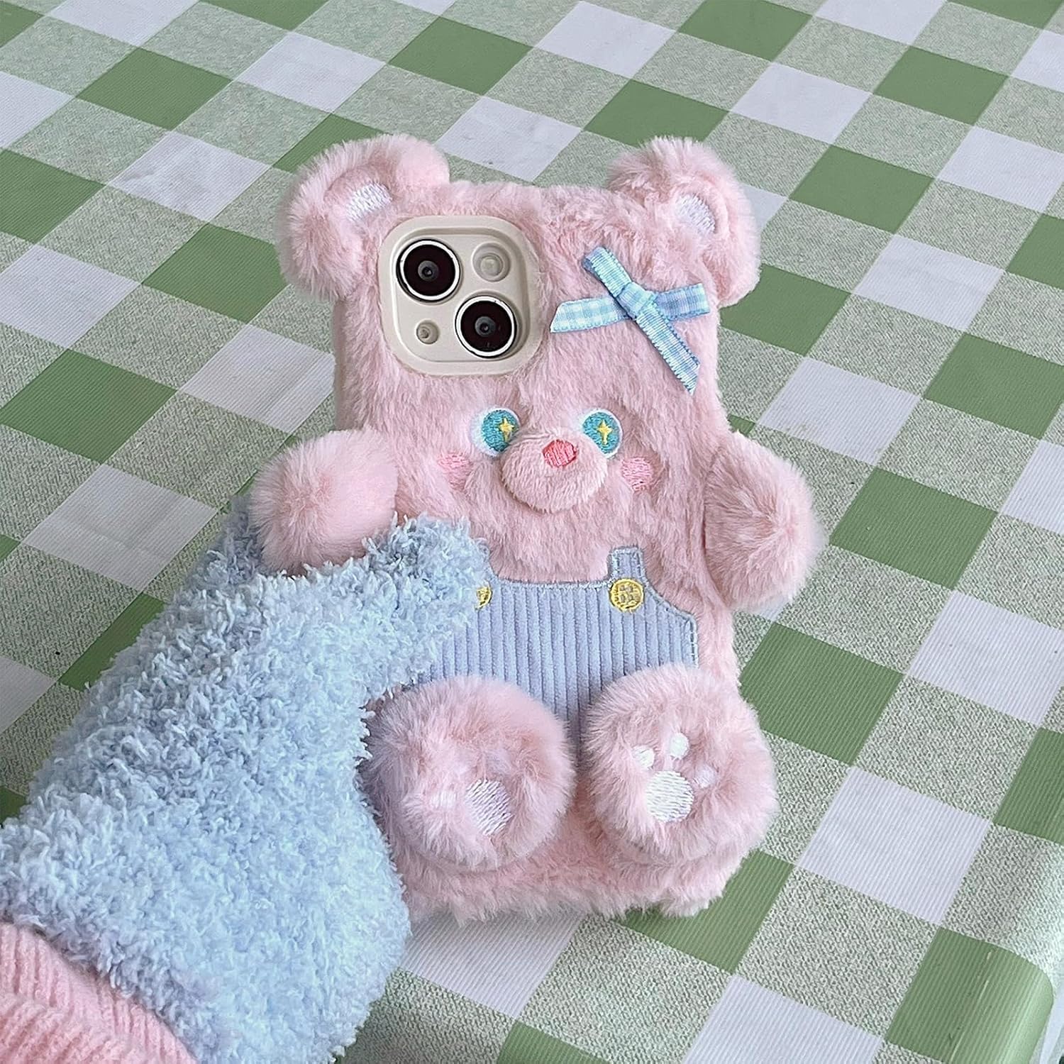 もこもこ かわいい ケース ぬいぐるみ 0 ふわふわ 1 2 3 iPhone iphone