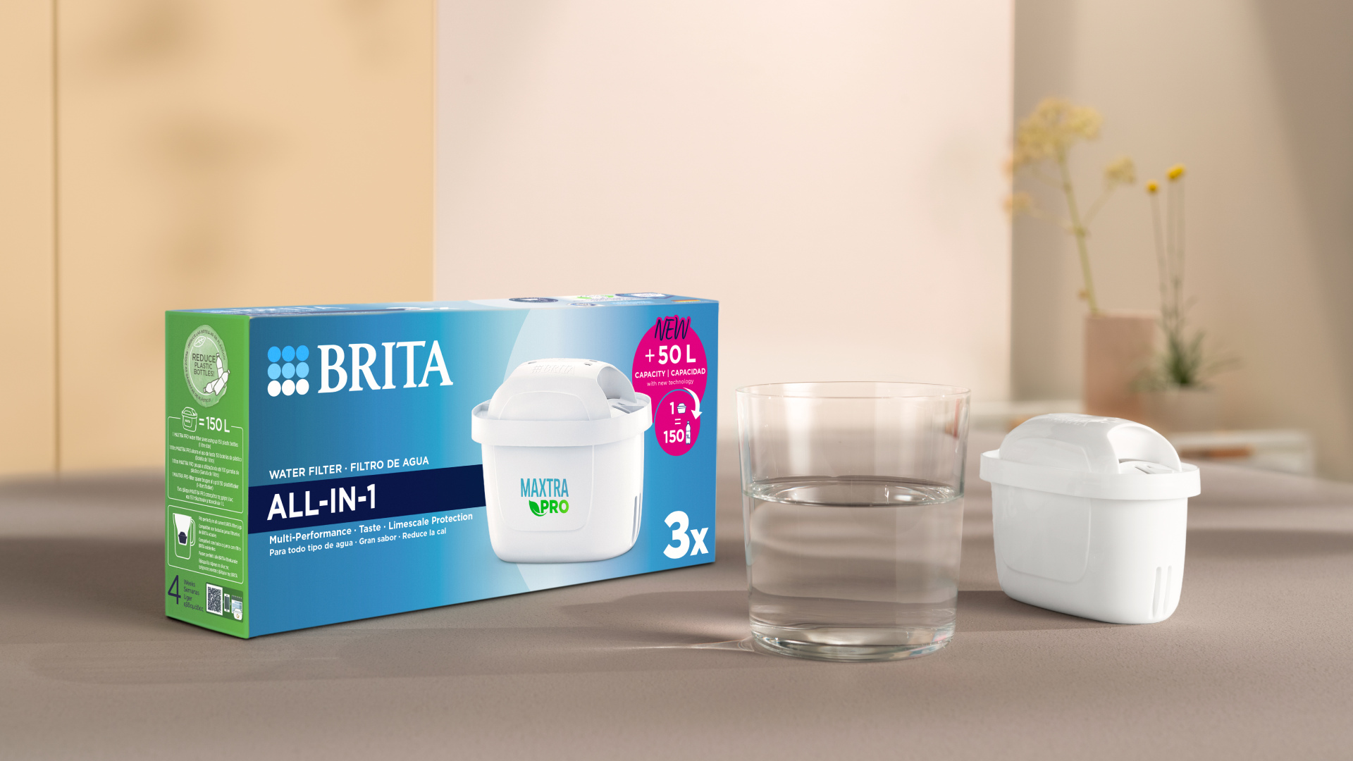 Brita Maxtra Pure Performance System Filter de filtrazione de acqua 3 pezzo/i