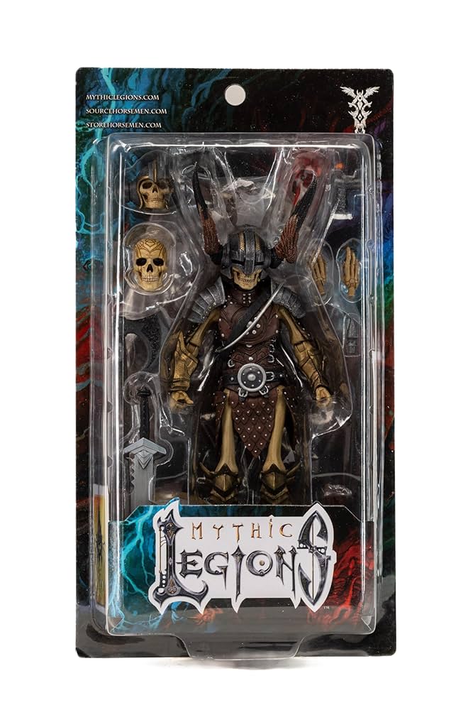 新品、未開封品「Mythic Legions」アクションフィギュア2体セット Amazon.com: Mythic Legions - Undead of Vikenfell - Retailer