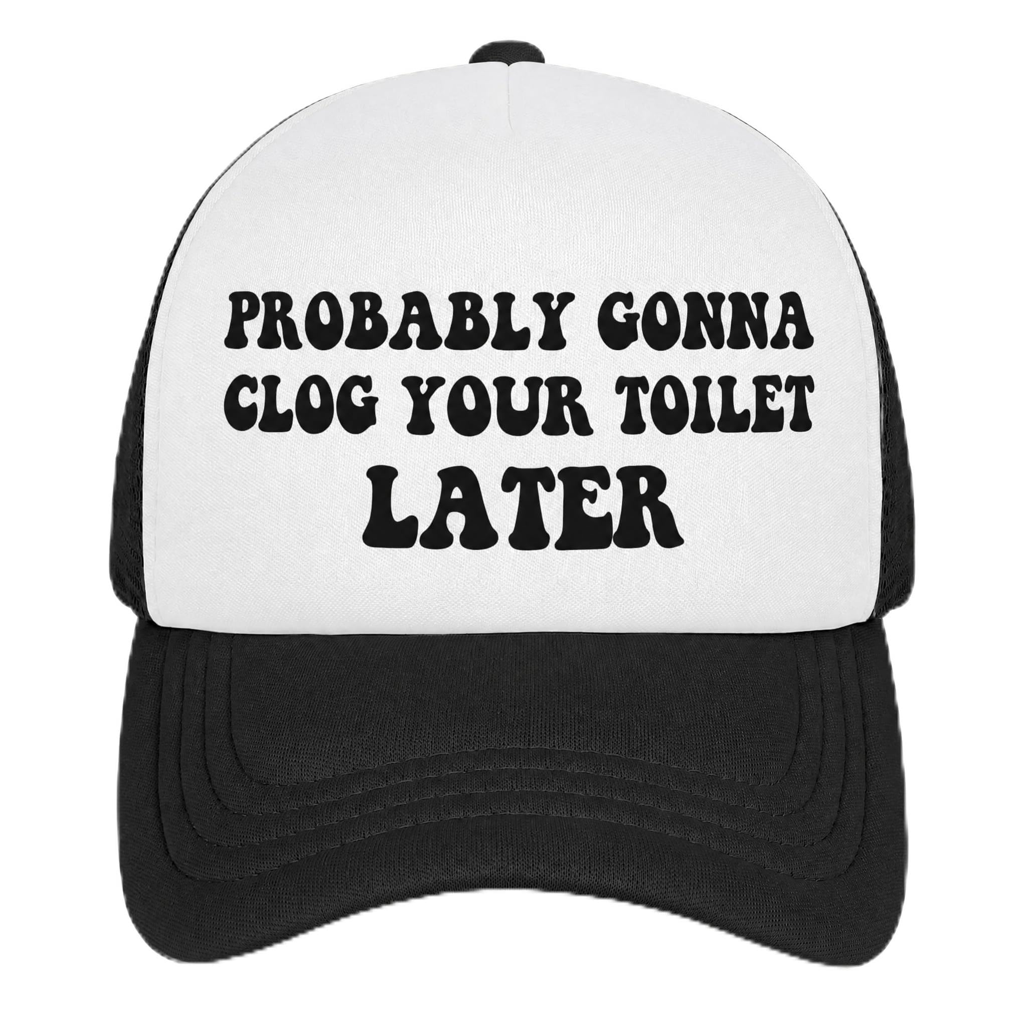 Hurtin' for A Squirtin' Trucker Hats for Women Black Men Funny Gag Trucker Hat for Women