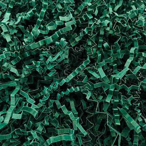 Relleno de papel de corte arrugado (12 libras) para decoraciones de Pascua, regalos, embalaje de bricolaje, papel triturado blanco diamante para