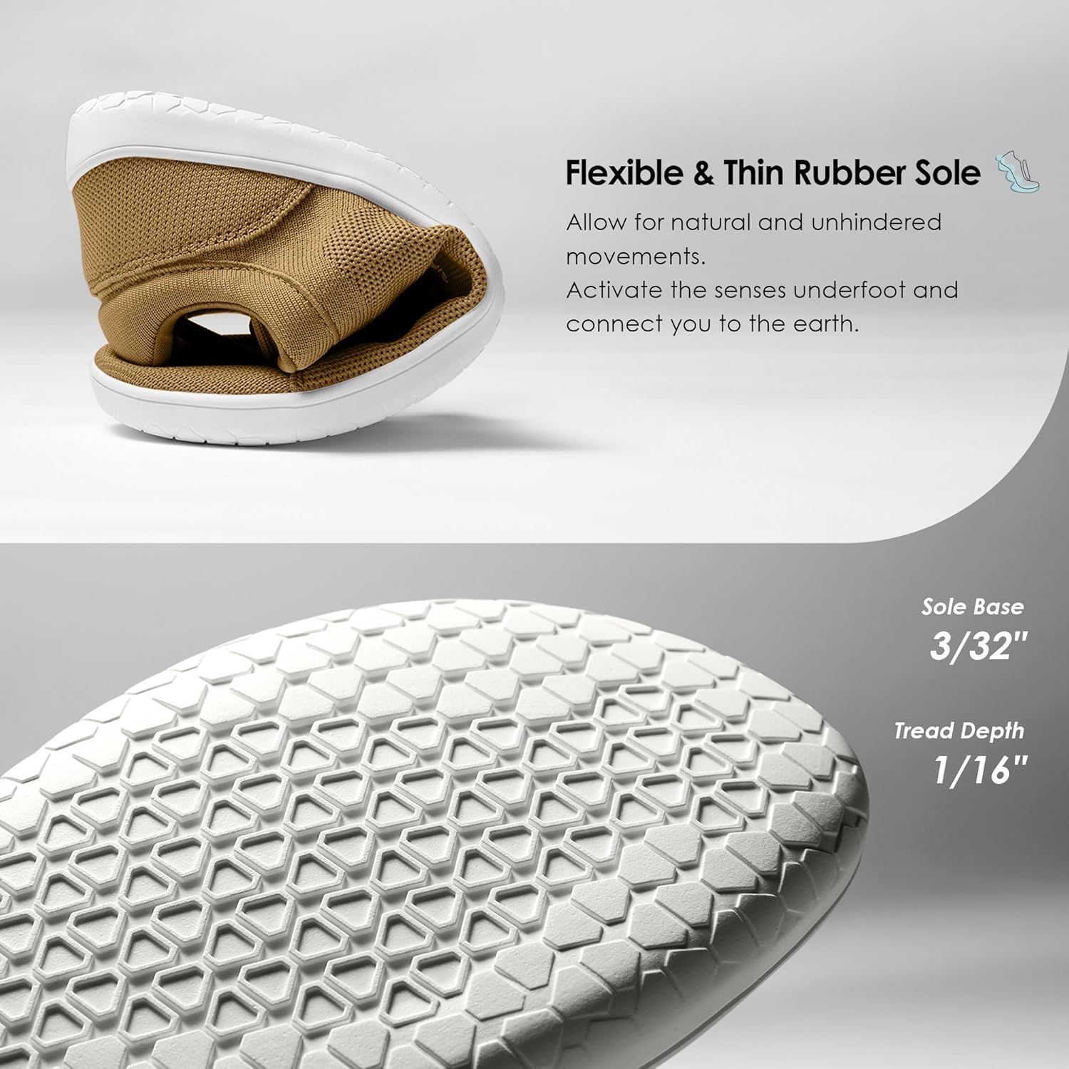 Mens Barefoot Shoes Lightweight Walking Shoes Wide Toe Box Flexible Zero Drop Sneakers for Men Summer Minimalist Casual Shoes - Image 4