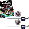 Beyblade X Marvel Collab Spider-Man 3-60F vs. Venom 3-80N Multipack Set, Includes 2 Right-Spin Tops & Launchers, Spinning Toys for Kids 8+, Boys and Girls